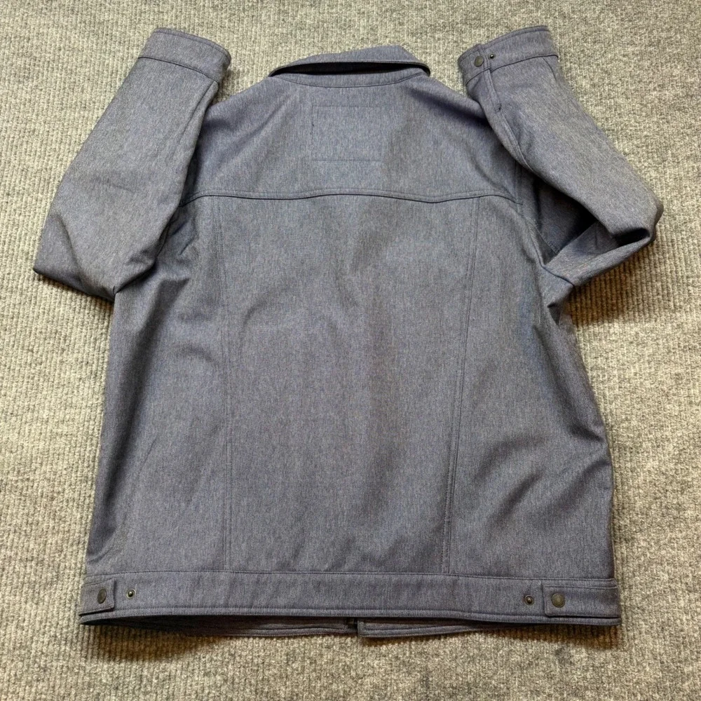 Levi's Mens Soft Shell Trucker Jacket XXL Blue Heather Full Zip Casual‎ Coat